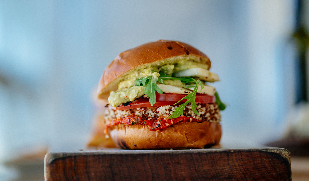 Vegan chickpea, potato &amp; quinoa burger reipces | Veganuary USA