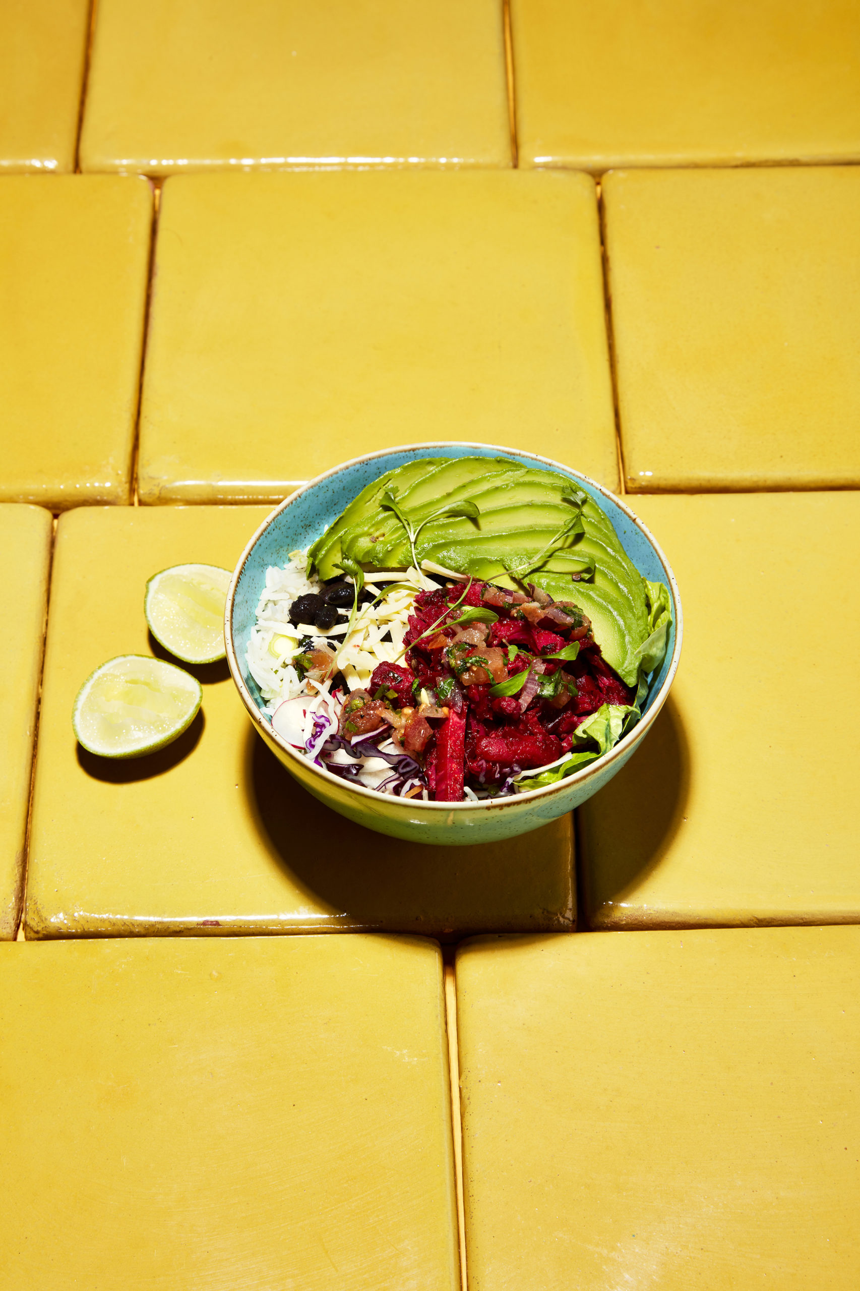Las Iguanas salad