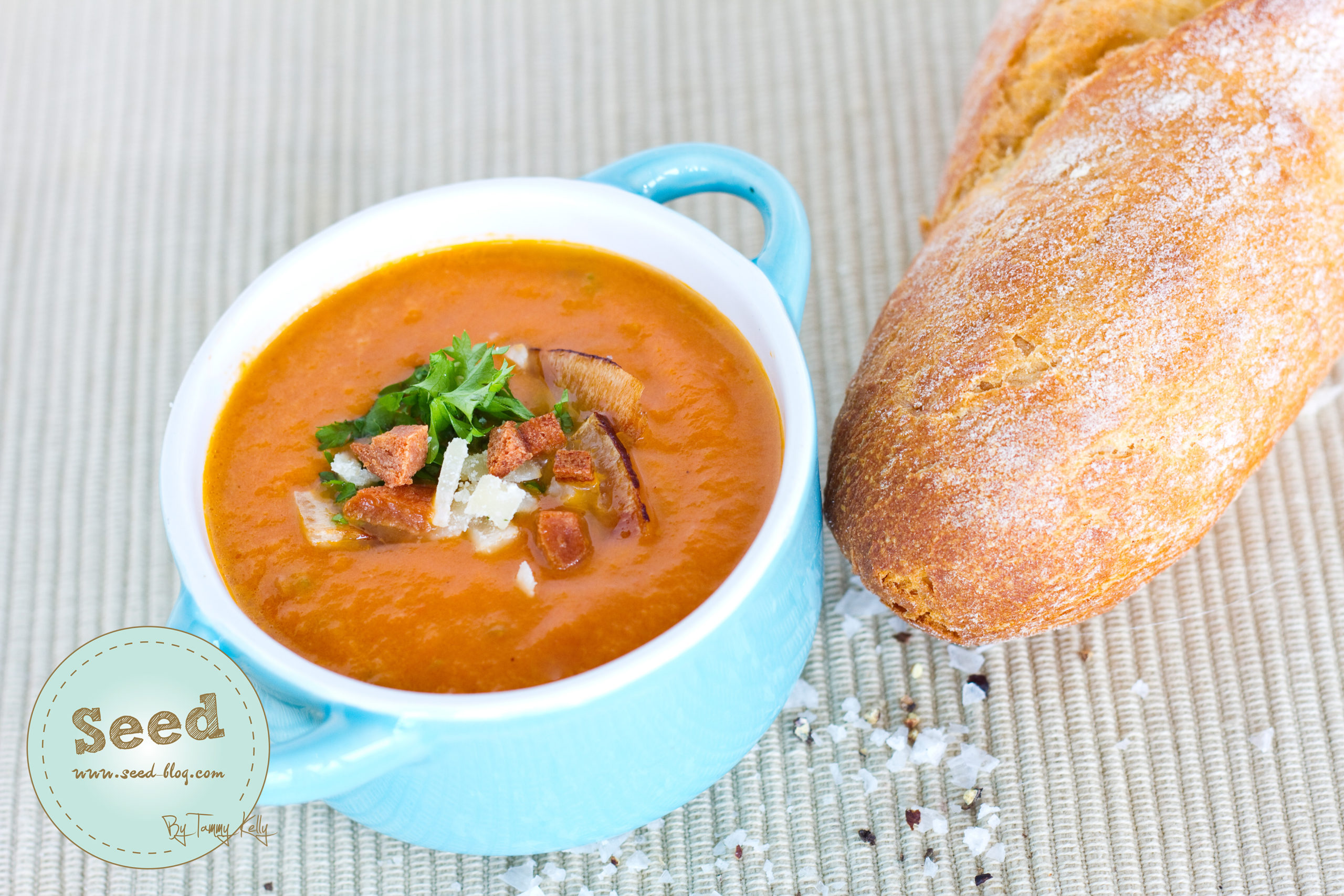 Sweet Potato and Sesame Soup with Roasted Coconut | Veganuary ZA