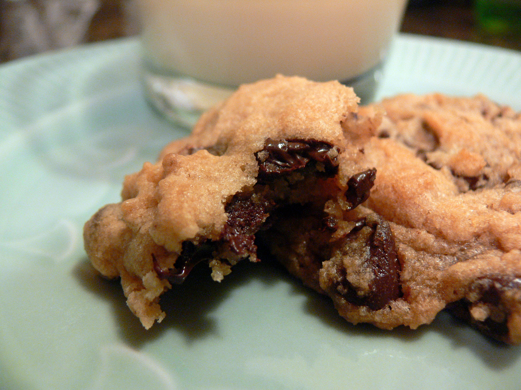 Mini Chocolate Chip Cookies | Vegan Choc Chip Cookies