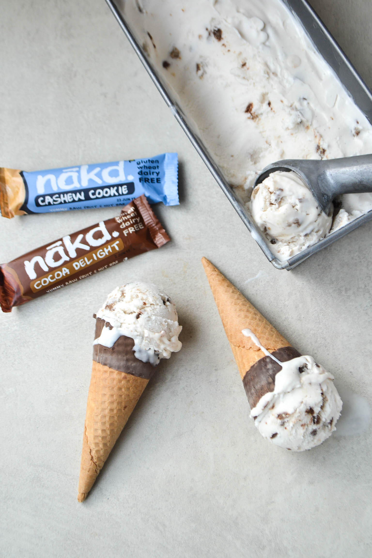 Nākd Cashew Cookie Dough Ice Cream | Vegan Recipes