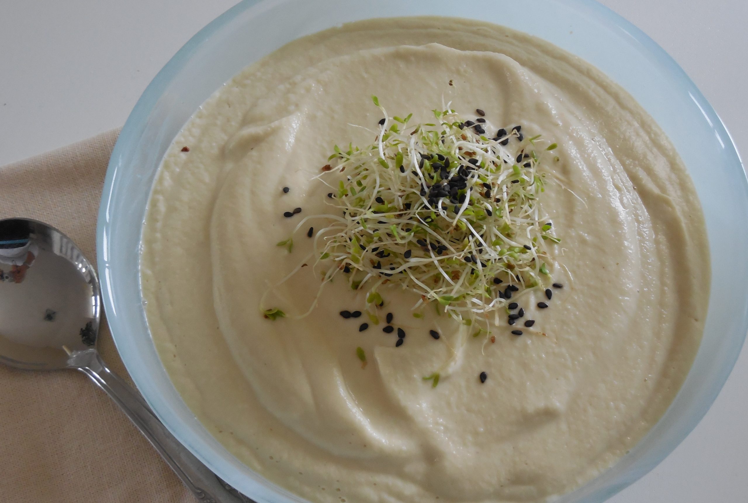 Creamy Cauliflower Soup | Vegan Cauliflower Soup