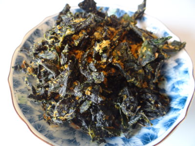 Vegan crispy kale