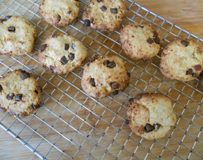 Five Ingredient Chocolate Chip Pecan Cookies