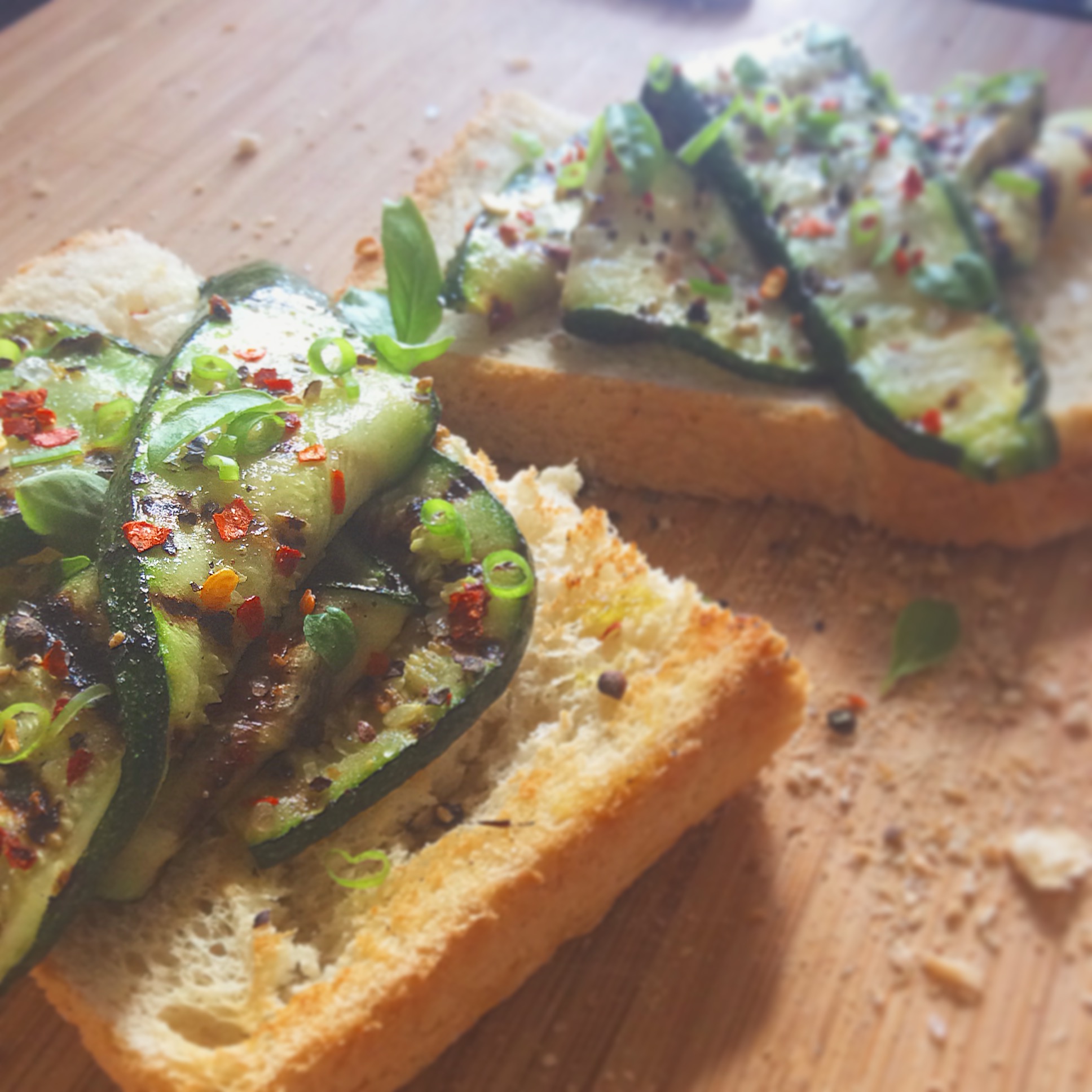 Garlic Zucchini Bruschetta | Vegan Recipes | Veganuary