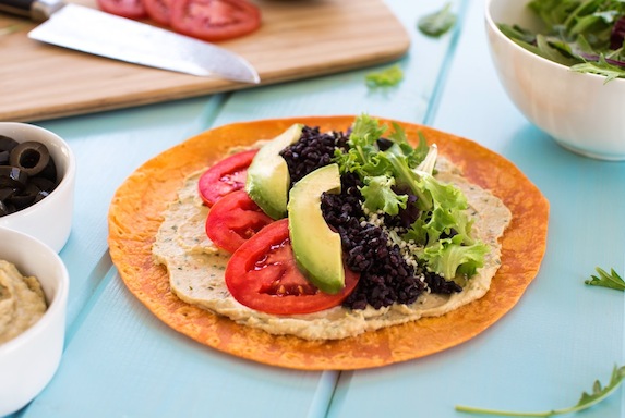 Hummus wrap
