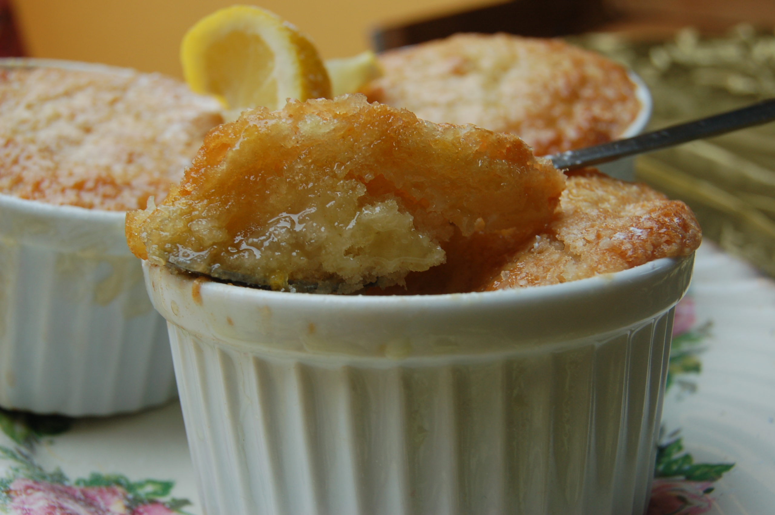 Individual Hot Citrus Puddings Vegan Recipes Veganuary