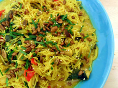 Vegan Indonesian noodles