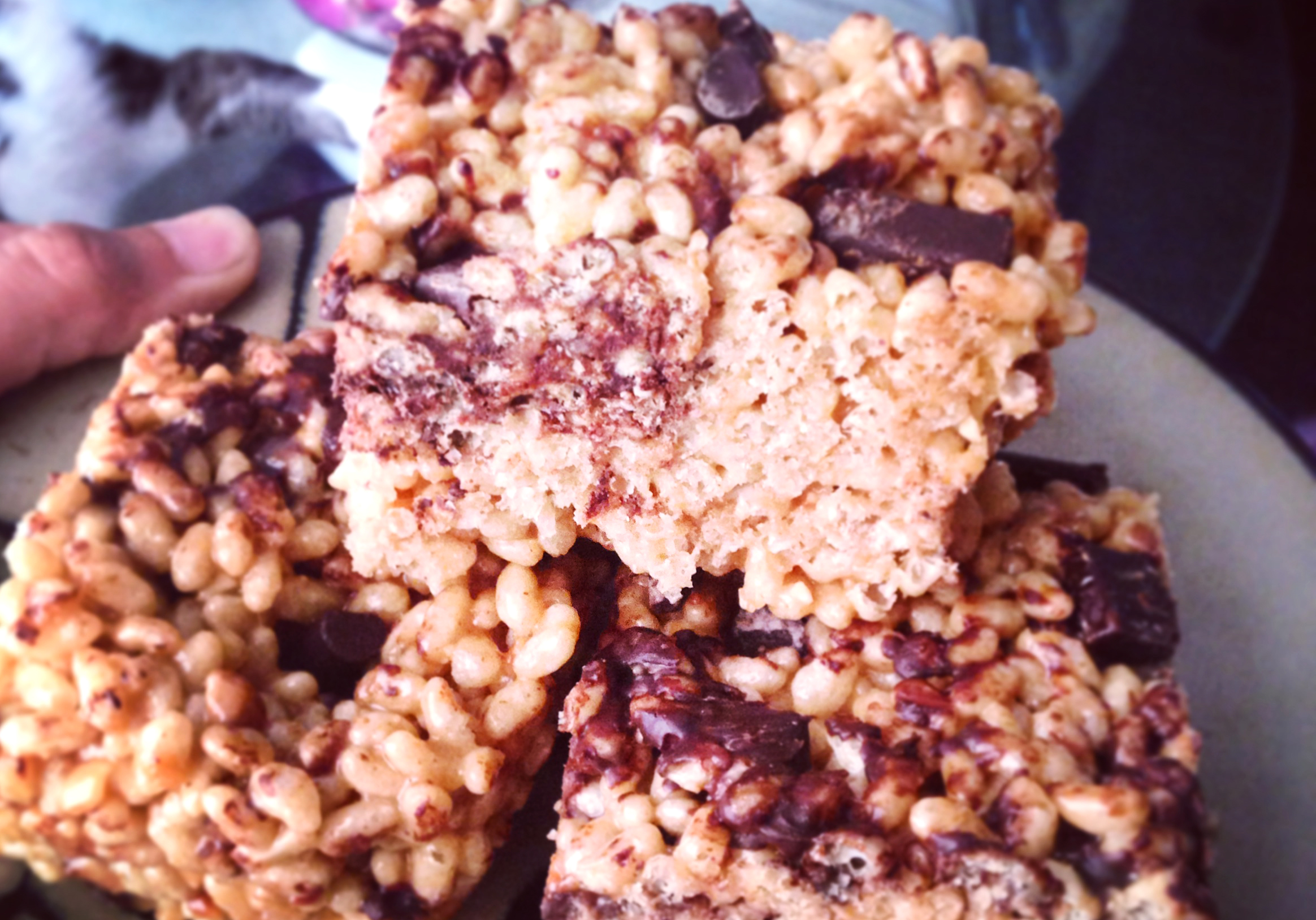Peanut Butter Chocolate Crispy Treats | Vegan Recipes | Veganuary