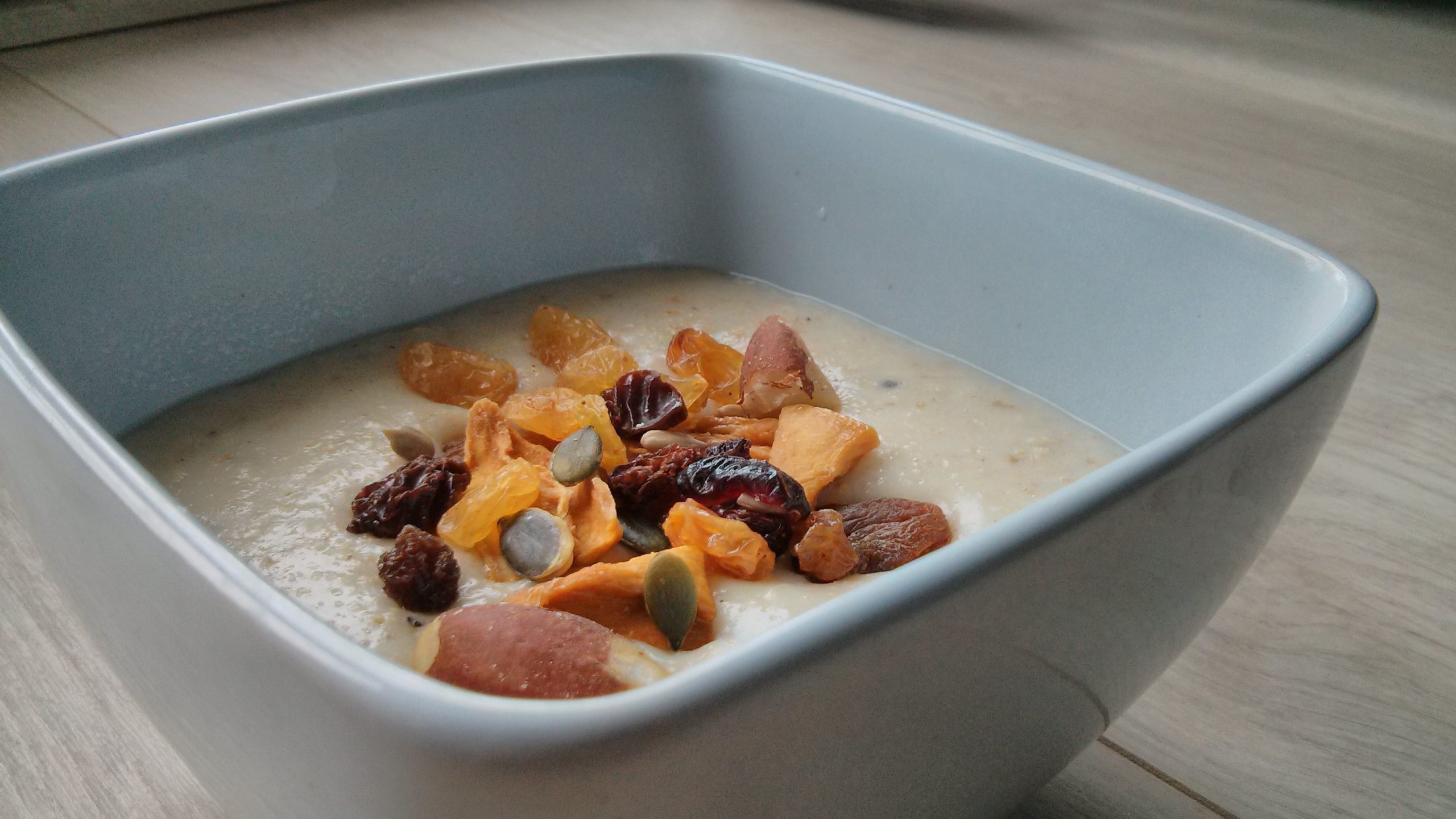 Sweet Porridge with Nuts, Seeds and Dried Fruit Veganuary USA