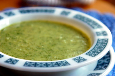 Vegan watercress soup