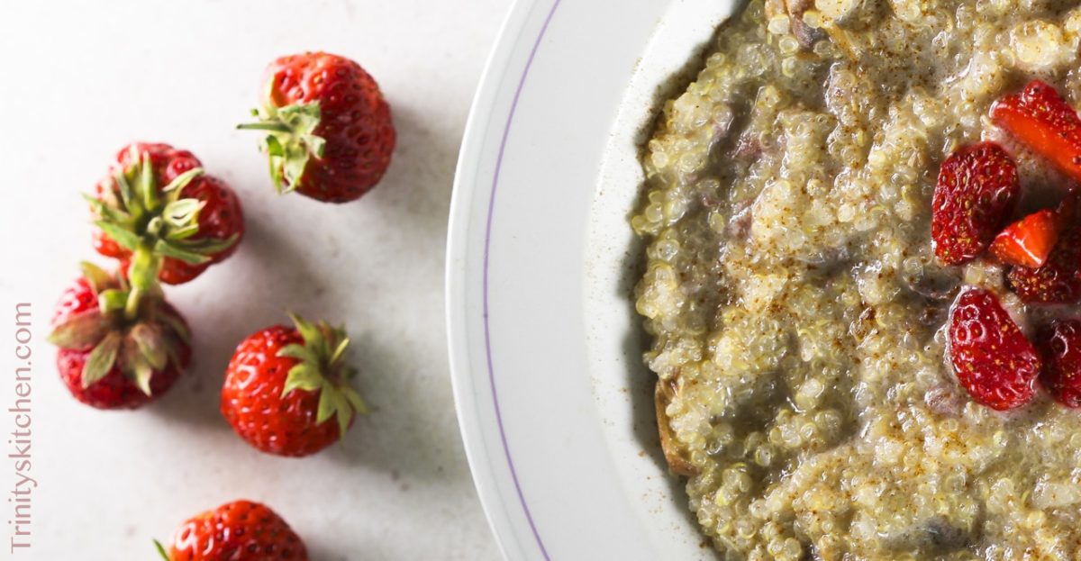 Quinoa Breakfast Bowl Porridge | Vegan Recipes | Veganuary USA