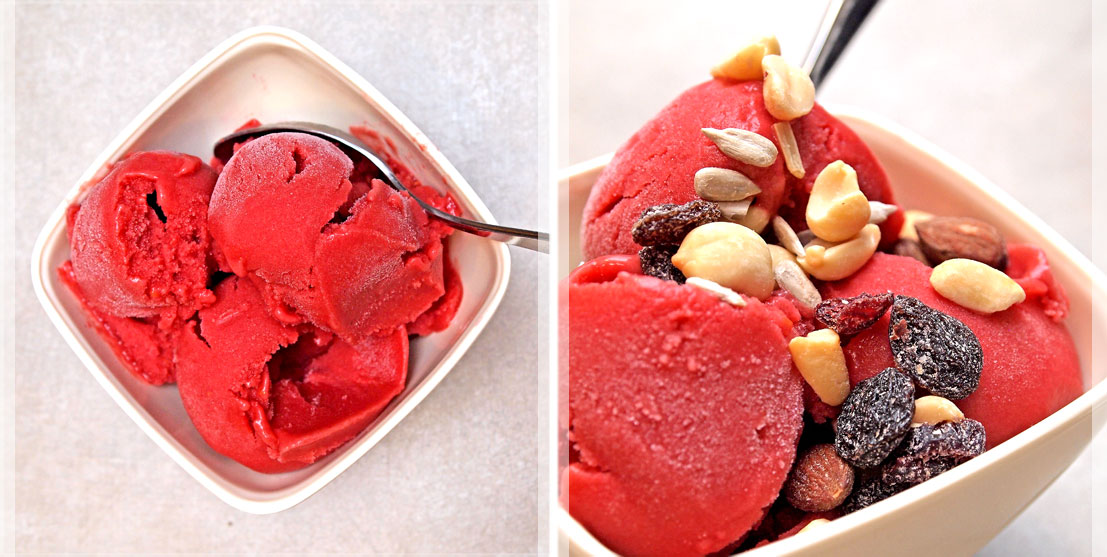 Raspberry Frozen Yogurt Vegan Recipes Veganuary