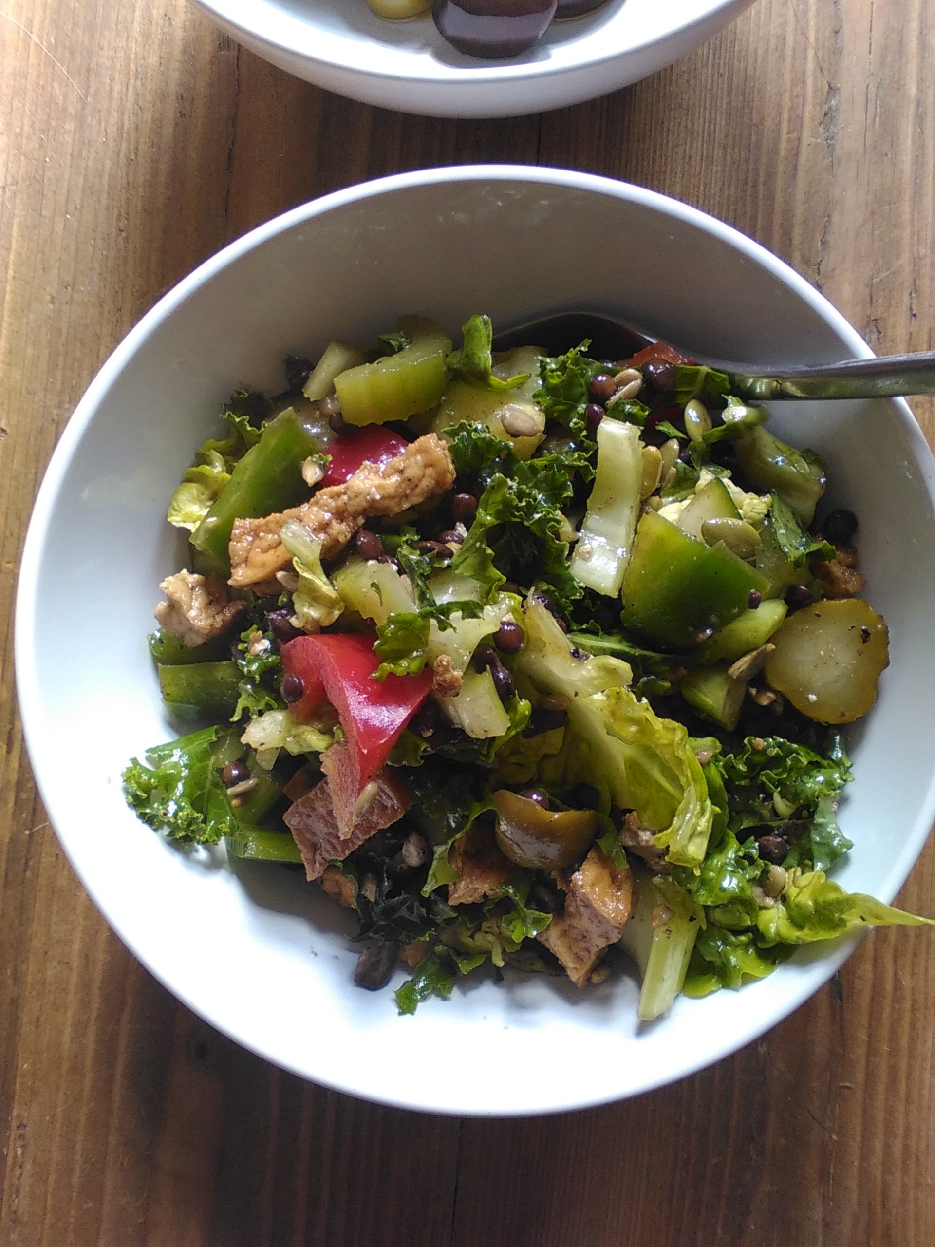 A Great Big Lunchtime Salad Bowl - Veganuary