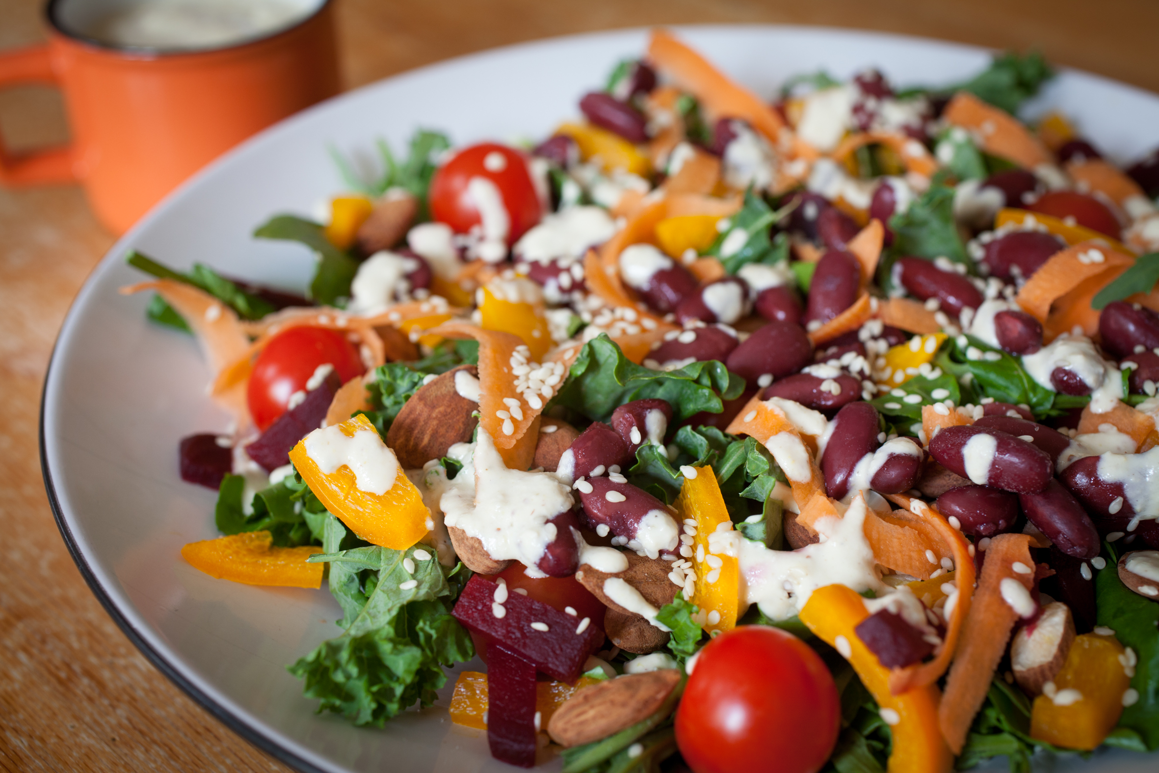 Green Bean Salad with Caesar Dressing | Vegan Recipes | Veganuary