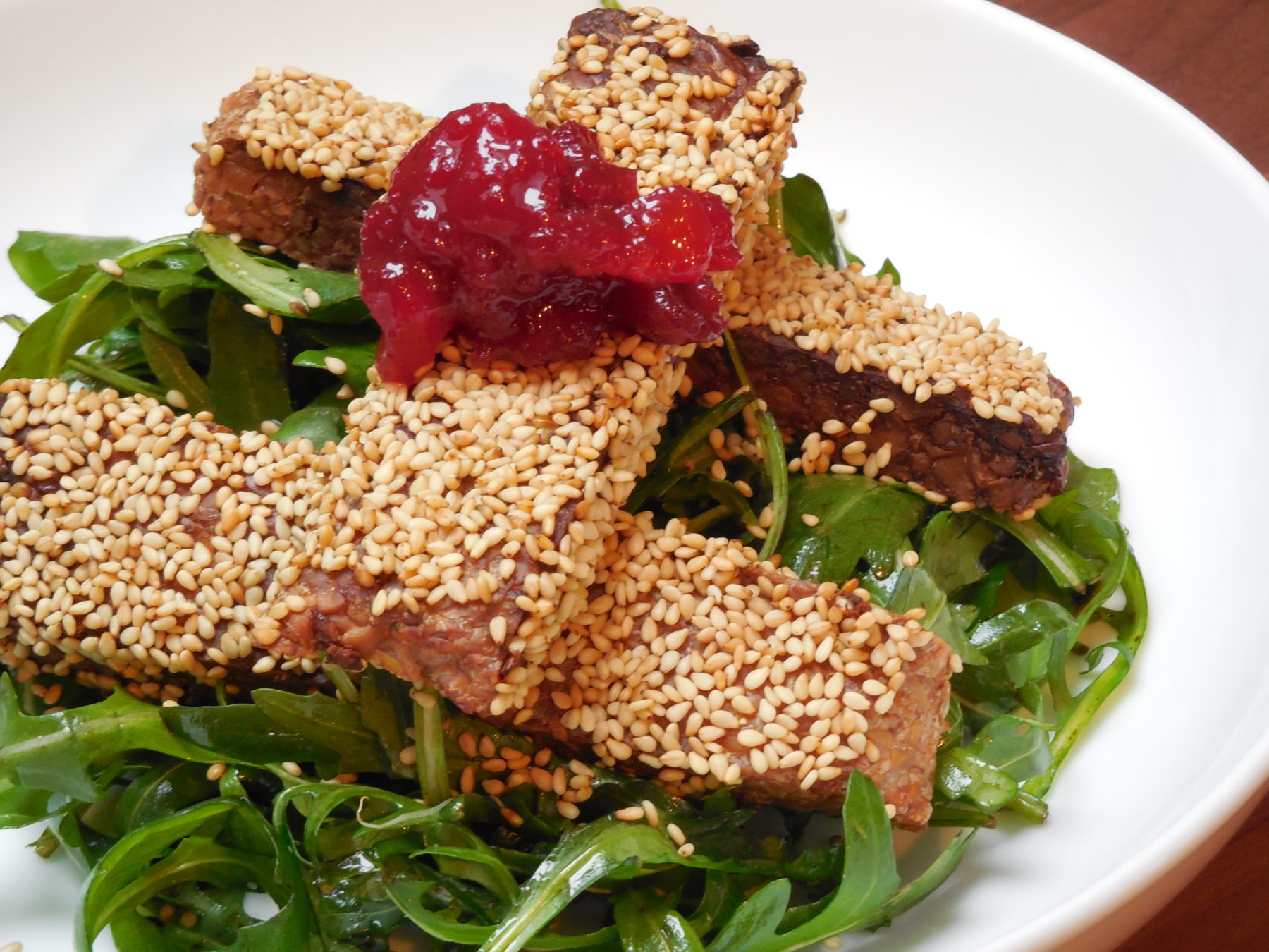 Sesame Crusted Tempeh