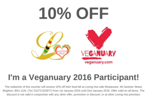 Veganuary Voucher - Loving Hut