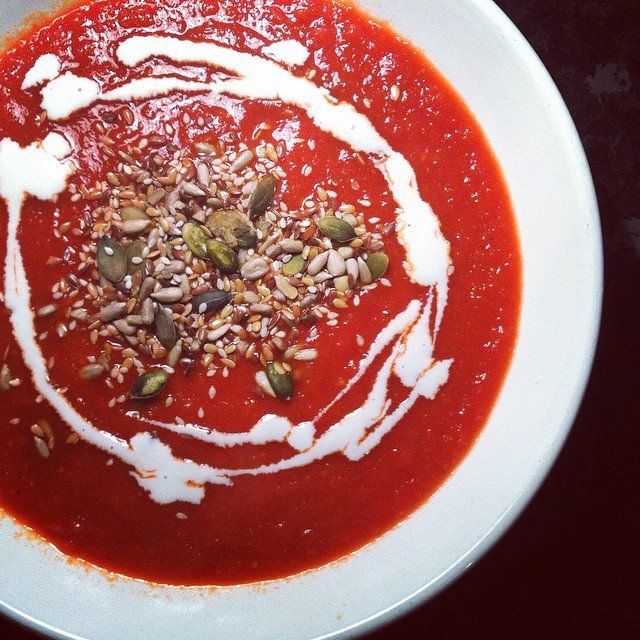 Cream Of Tomato Soup by @amylouisewebber