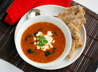 Vegan lentil soup