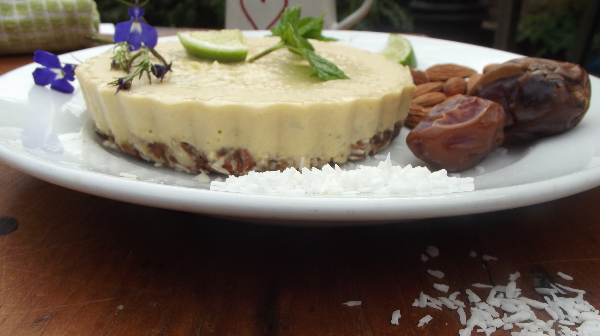 Lime and Mango Cheesecake - Veganuary