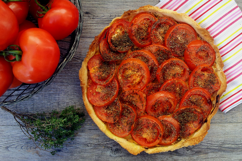 Mediterranean Tomato Tart - Veganuary ZA