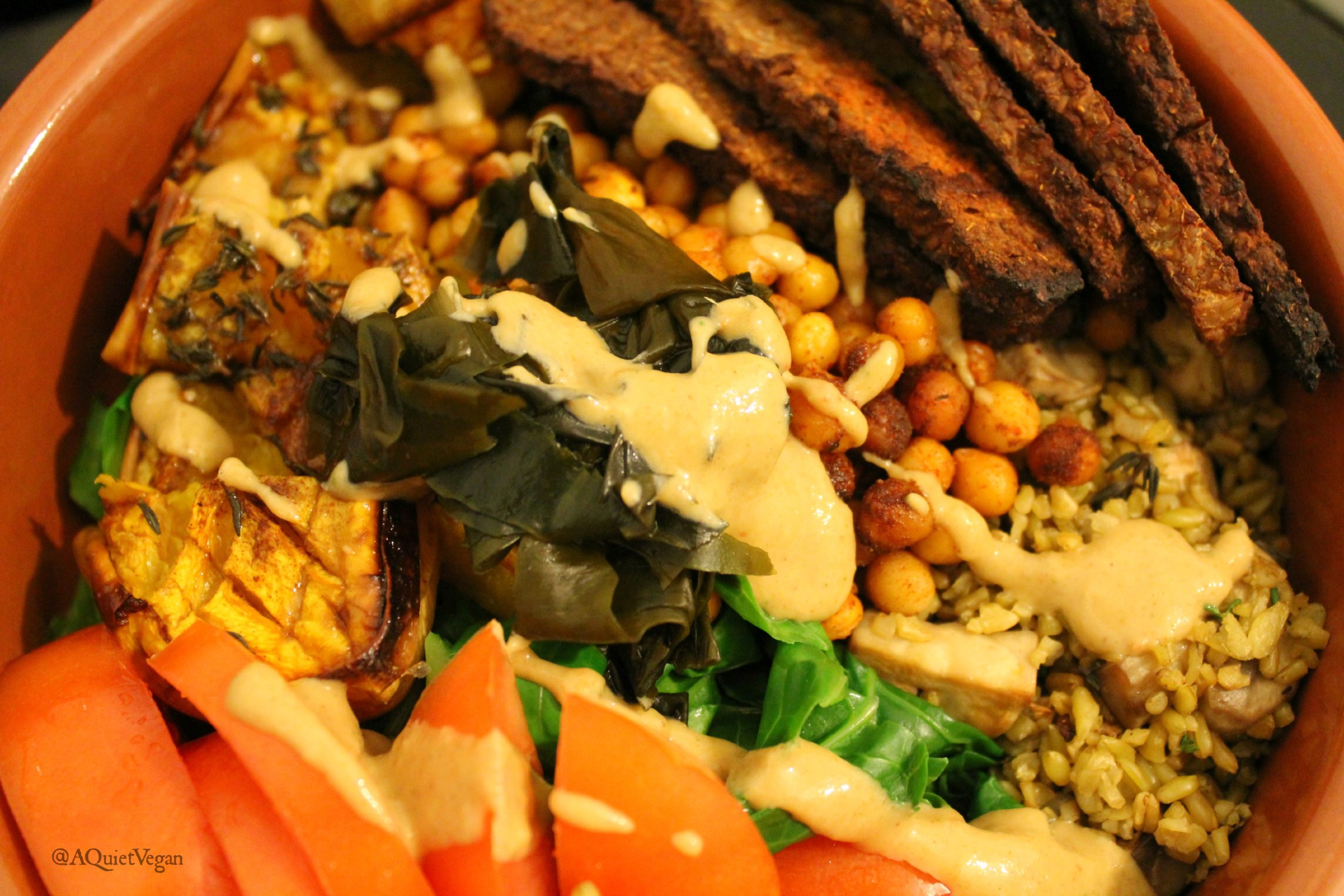 Tempeh Bacon Bowl Vegan Recipes Veganuary