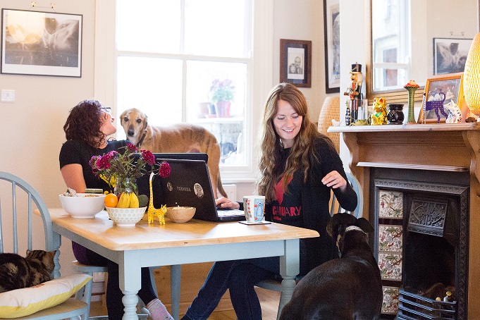 Veganuary at work. Photo by Annemarie King.