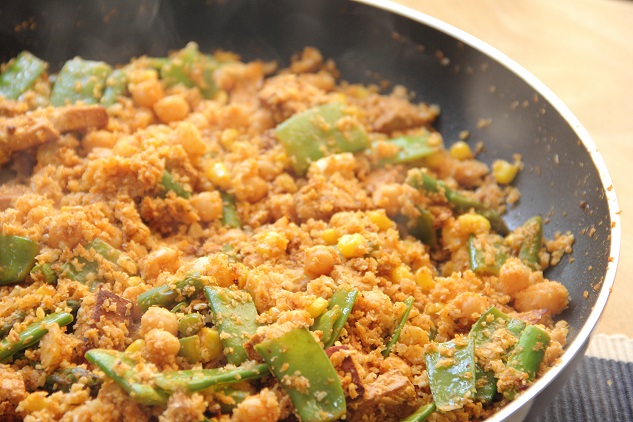 Tofu Chorizo and Lemon Cauliflower Rice | Veganuary