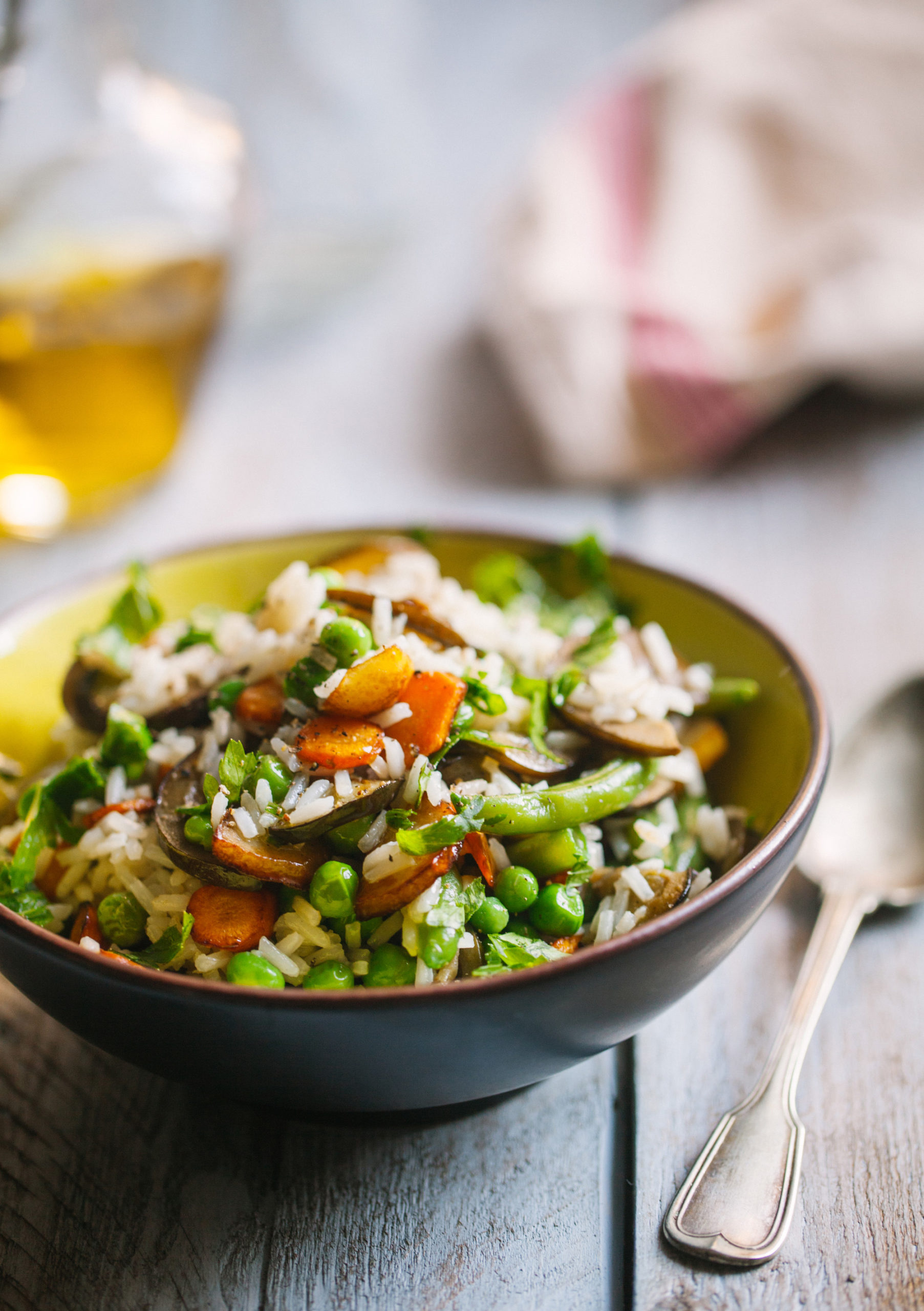 Golden Garlic Rice Vegan Recipes Veganuary