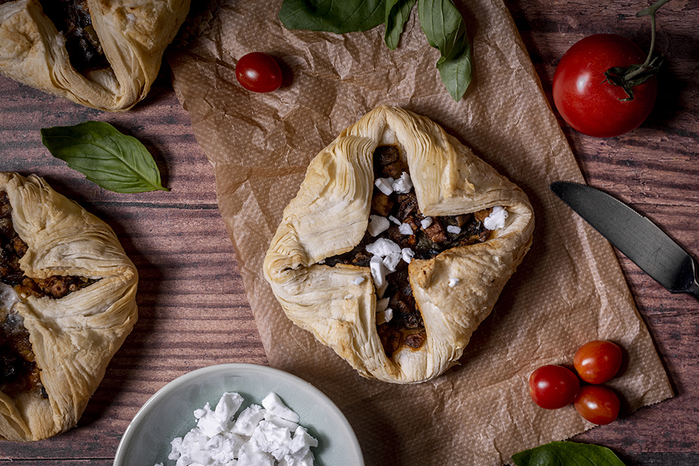 Mediterranean Tofu & Vegetable Pasties | Vegan Recipes