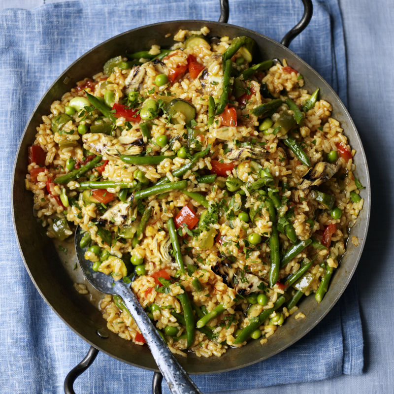 Paella Verduras Vegan Recipes Veganuary