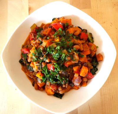 Chipotle kale bean stew