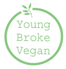 young broke vegan logo