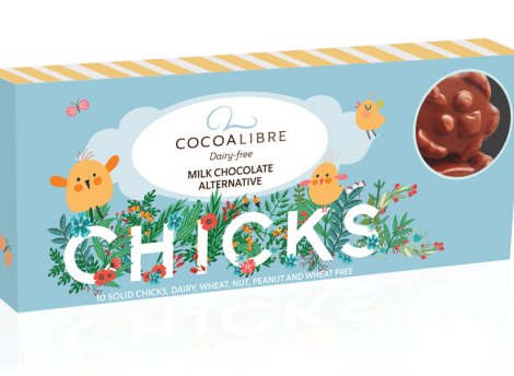 dairy-free milk chocolate style chicks