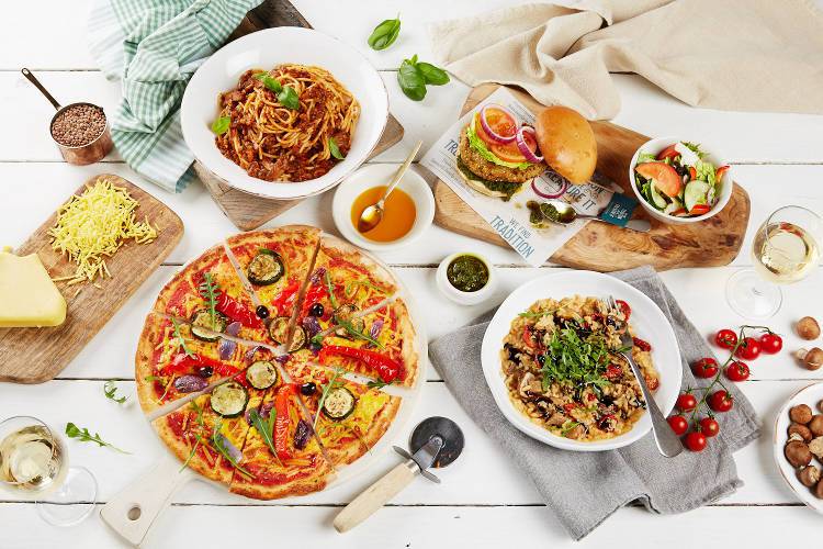 Bella Italia Vegan options