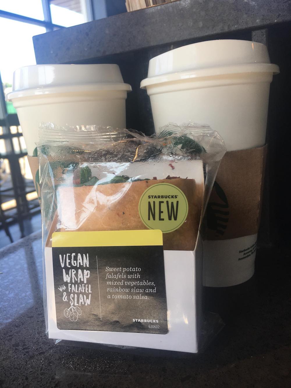 Starbucks Vegan Falafel Wrap