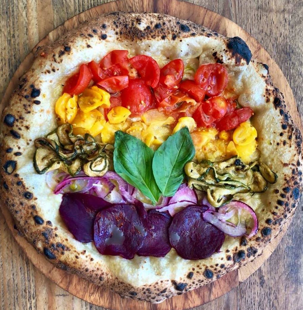 Rainbow Purezza Pride Pizza