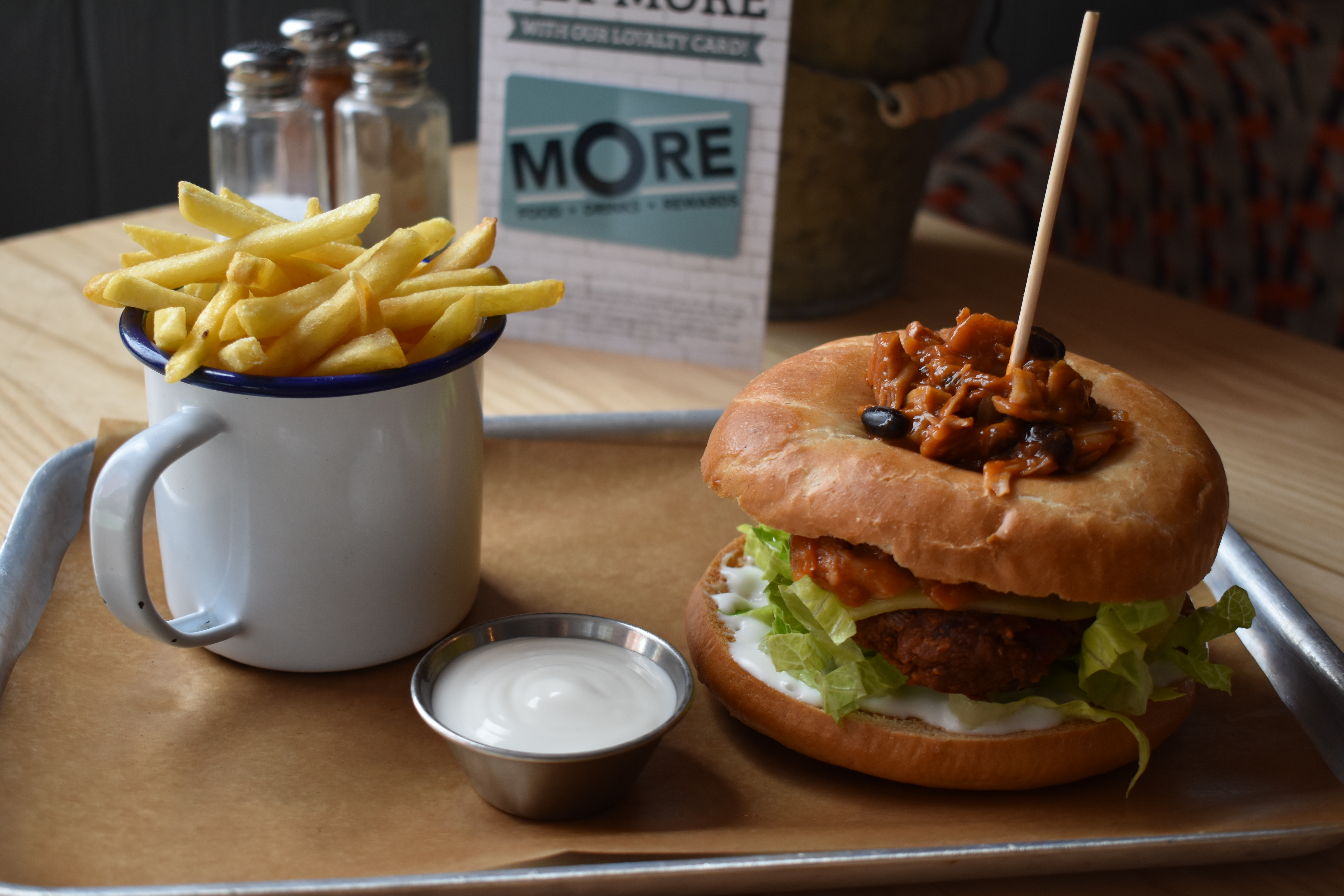 Jackfruit burger