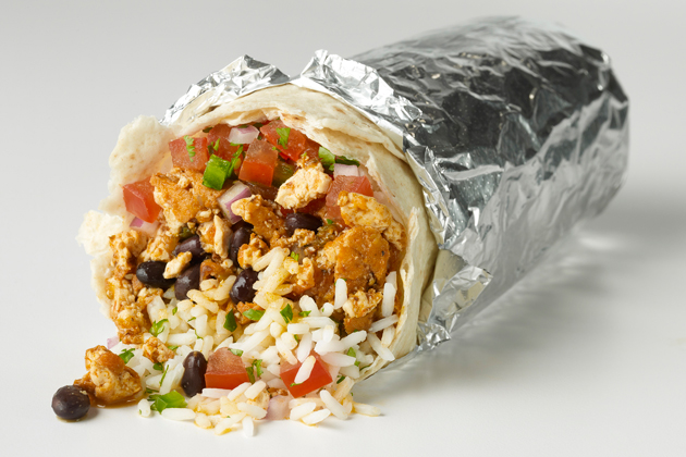 Chipotle sofritas burrito