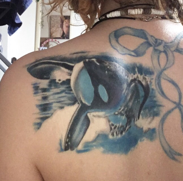 Holly Merry tattoo 1