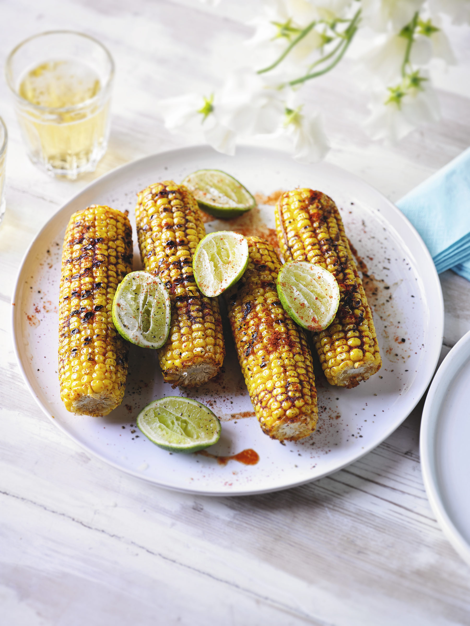 Barbecued Sweetcorn with a Smoky Rub