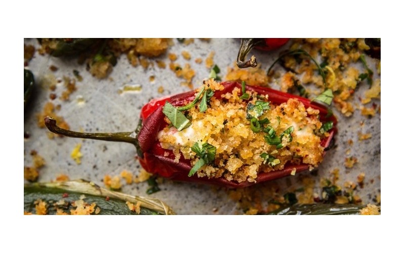Vegan Stuffed Chillis