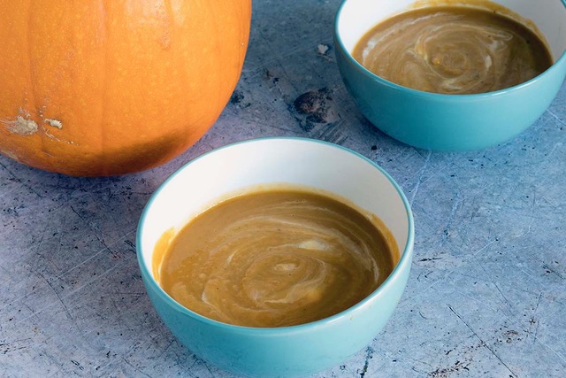 Spiced butternut squash and sweet potato soup | Veganuary