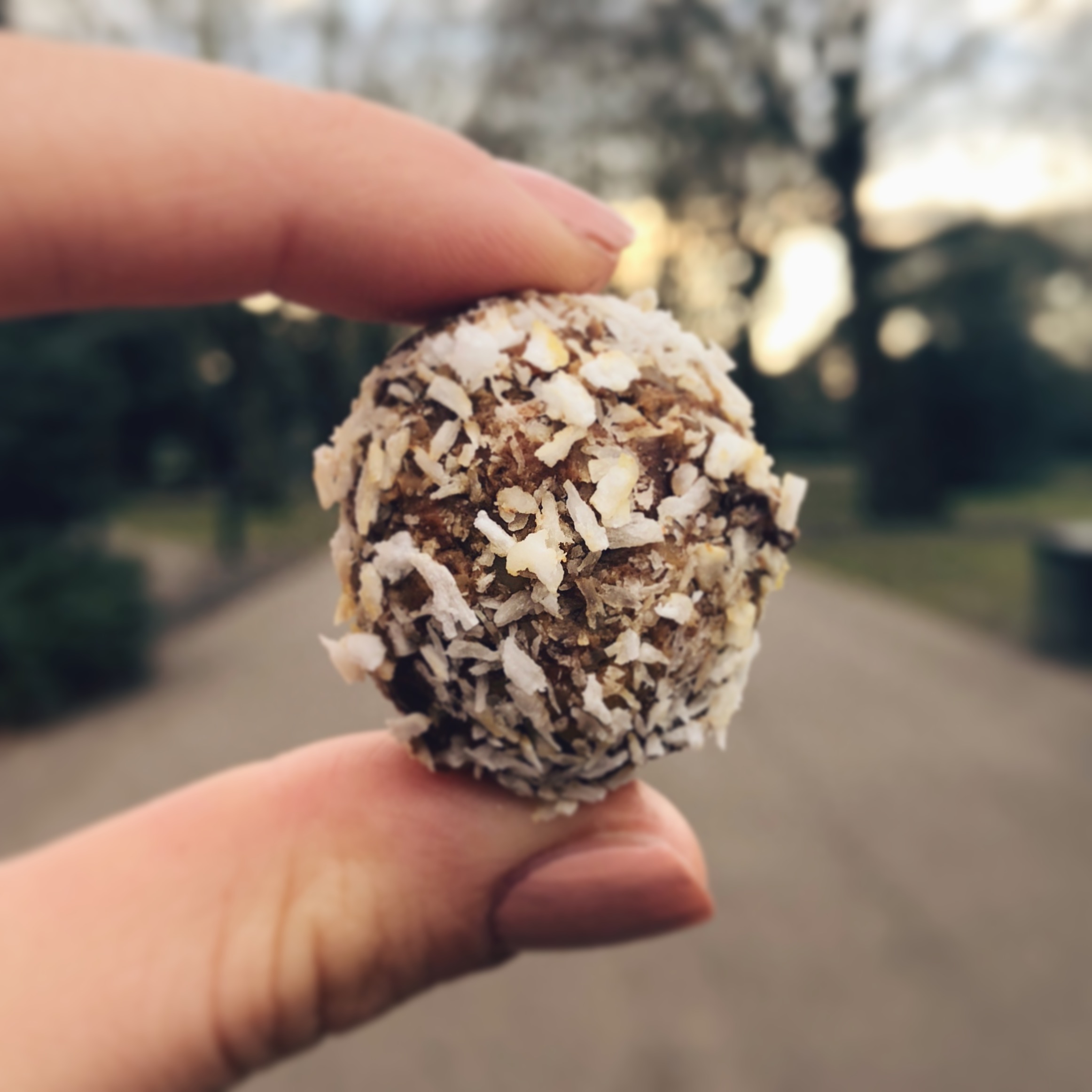 Carrot cake balls from Crussh