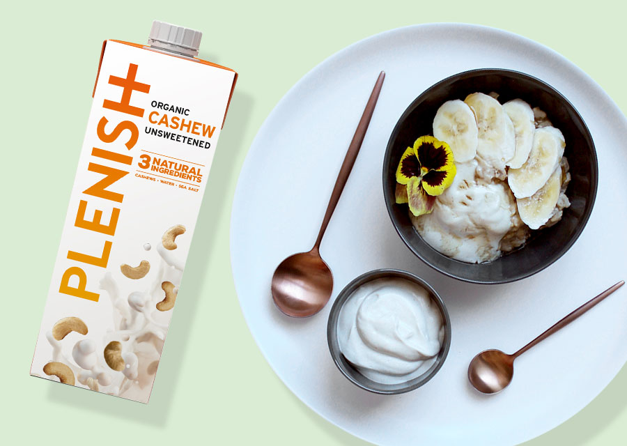 Cashew Miso Porridge with Dairy-Free Yoghurt | Veganuary