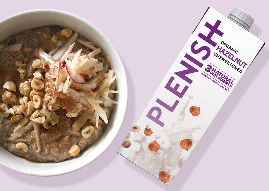 Hazelnut & Apple Overnight Seeds | Vegan Recipes | Veganuary