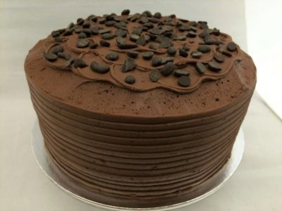 Ms Cupcake's Easy Peasy 2 layer vegan chocolate cake