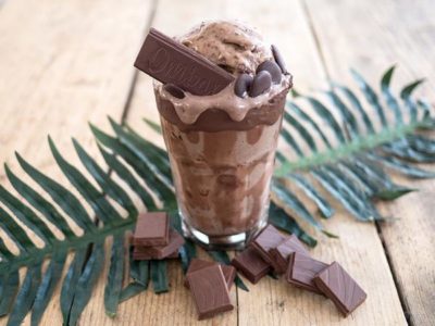 The Ultimate Healthy Chocolate Milkshake with Ombar
