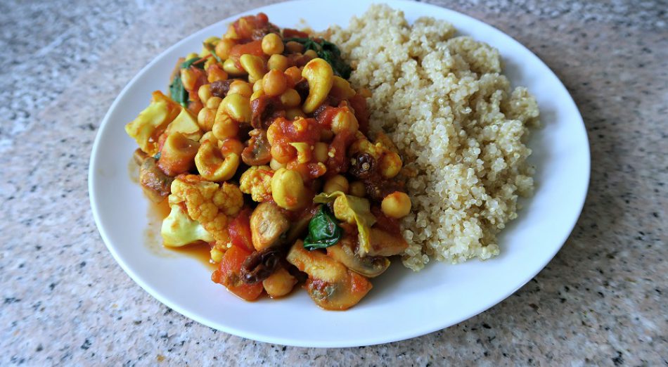 Protein Packed Curry A delicious and protein packed vegan curry