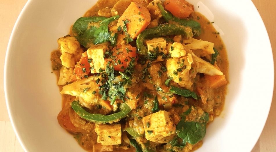 Vegetable Curry A vegan-friendly vegetable curry
